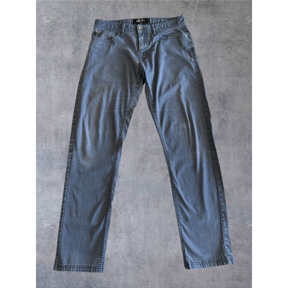 Oakley Mens Slim Fit Chino Pants Sz 33 Navy Blue Stretch 5-Pocket Casual Golf